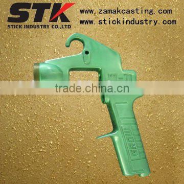 Aluminum die casting with anodizing parts.