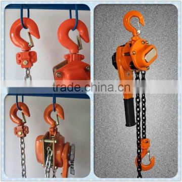 Manual hand chain block with the tackle hoist block