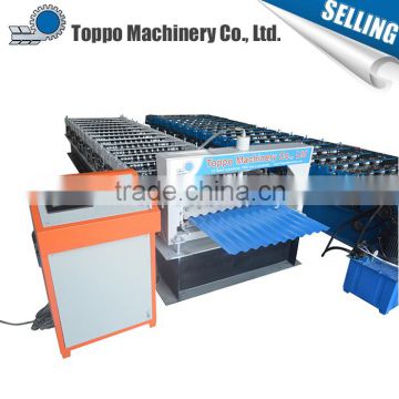 Durable various kinds corrugated roof color coil roll forming machine