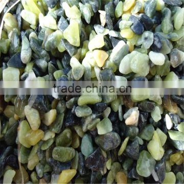 China factory wholesale price green jade gravel and crushed stone for garden landscaping