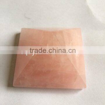 wholesale natural good rose quartz pyramid