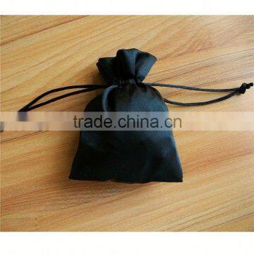 black satin pouch