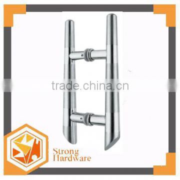 DH-003 H shape Stainless steel lever handle sliding glass shower doors handles double sided Door Handle