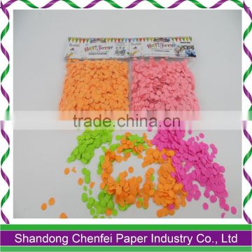 Colorful cheap Throwing paper tissue confetti