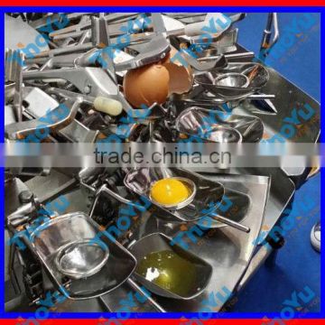 good quality egg knocking machine on Bakery exhibition +86-133-3371-9169
