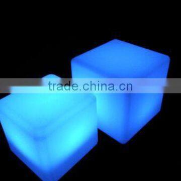 RGB Color Changing LED Cube /decorating illuminated cube stool