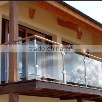 Stainless Steel and Timber Handrail for Interior and Exterior Stairs