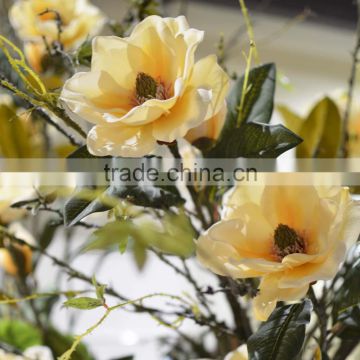 china foshan hot selling artificial handmade magnolia flowers wedding handicraft manufacturer