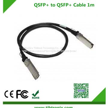 40Gb/s QSFP+ Passive cable Hot Pluggable, +3.3V, 1m for 10G/40Gigabit Ethernet