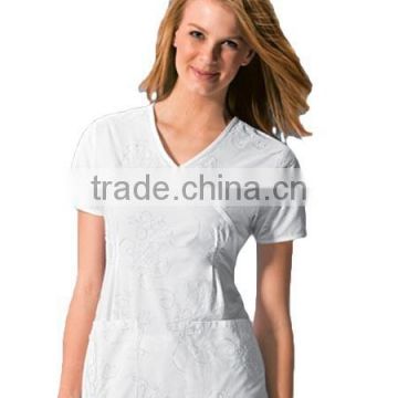 Girl White Cotton Medical scrubs