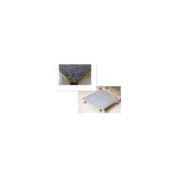 Assorted Anti Static PVC Flooring without Sides , Cement infill steel raised floor