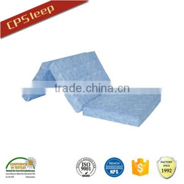 Tri-folding vacuum mattress super single ultra comfort cooling sleep mattress topper gel mattress topper