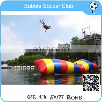 HI Hottest high quality inflatable water catapult blob on water aqua park