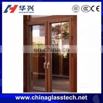 Strong profile no deformation aluminium frame single/double/triple tempered glass exterior door