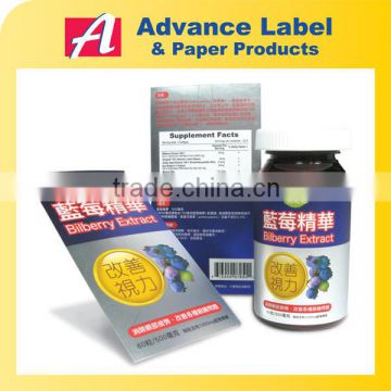 Personal care Sticker Paper Packaging Pharmacy label
