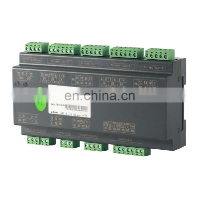 data center DC inlet monitor AMC16Z-ZD 2-way  DC bus voltage Din Rail Ac Power Meter outlet circuit monitoring