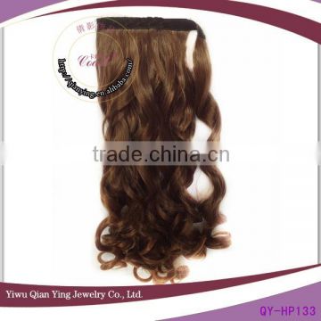 cheap wholesale natural crochet synthetic ponytail hair extensions