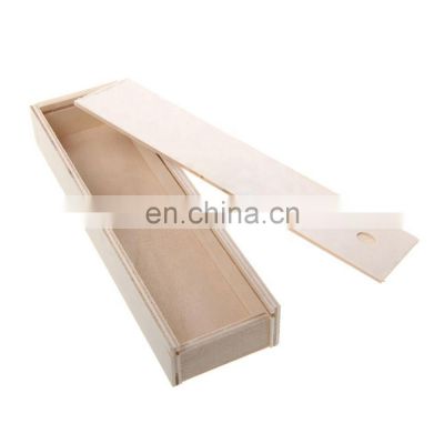 Packaging pine wood box with lid