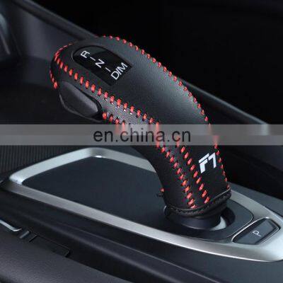 Hot sale Genuine Leather Car Gear Lever Cover for Haval F7 F7x 2019 2020 2021 Interior Accessories Styling Auto shift knob