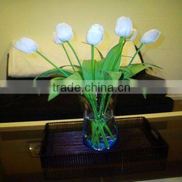 transparent home decorative foldable plastic vase