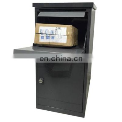 Custom Outdoor Extra Large Post Box Parcel Drop Box Metal Storage Parcel Drop Box For Mail And Parcel