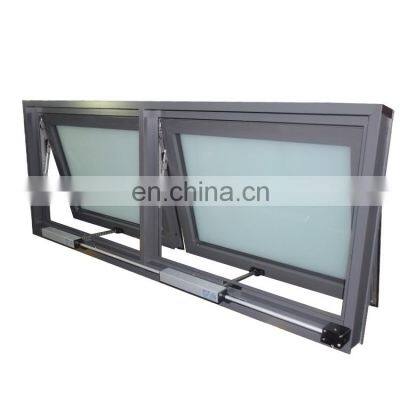 YY Home elegance aluminum frame awning window with double glass