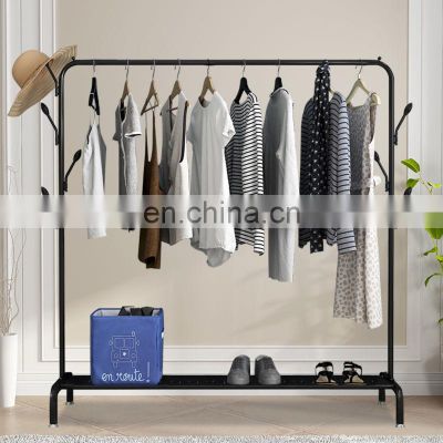 Metal Garment Rack  Stand Rack Storage Shelf Industrial Clothes Rack For Indoor Bedroom