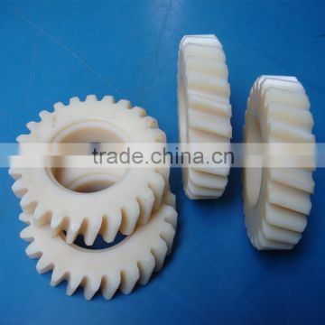 Guangzhou engineering plastics OEM plastic gear nylon gear pom gear for CNC