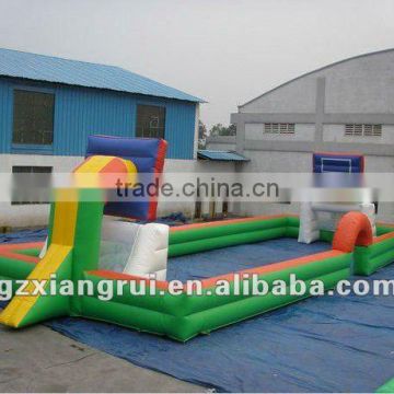 inflatable kids soccer football field