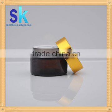 wholesale manufacturer cosmetic glass jar with child safety cap