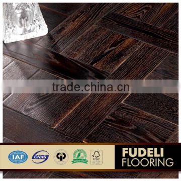 Top class SCS Certified Unique design parquet wood flooring tiles