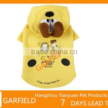 garfield 2016 new design dog coat