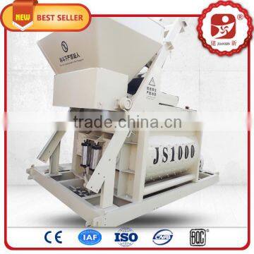China manufacture JS1000 automatic tow behind concrete mixer