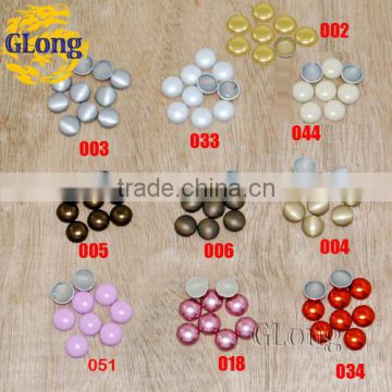 6mm Hot Fix Iron-on Nailhead Round Aluminum DIY For Nail Art Bag Shoes Garment Phone Jewelry #GT104-6Z(Mix-s)