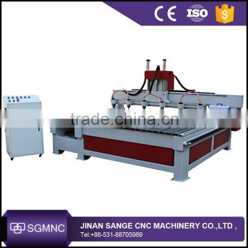 multi-head wood engraving cnc machine , multi-spindle cnc router with vacuum table