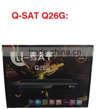 Stocks for Q-SAT Q26G mepg4 full hd gprs decoder can open english and french channels free for africa