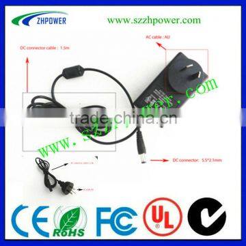 2013 new product! ac adaptor 12v 2a Australian pass SAA.GS, use to LED light,Dc jack is:5.5*2.1mm