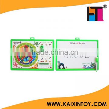 Promotion gift toy big kids magnetic writing board with dart board target