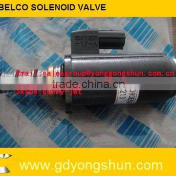 KOBELCO EXCAVATOR SK-8 SOLENOID VALVE,KOBELCO ORIGINAL SOLENOID VALVE KDRDE5KR-31/40C50-213,MADE IN JAPAN