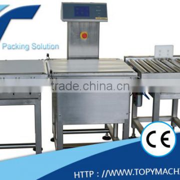 Touch screen stainless steel check weigher in food industry