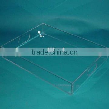 transparent China supplier acrylic pizza tray