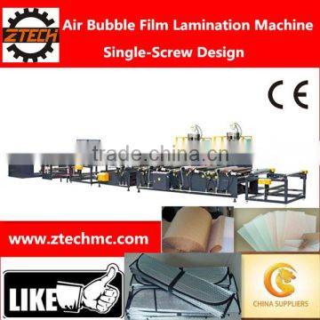 single Screws Automatic Air Bubble Film Machine 2015 foshan ztech