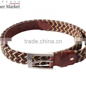 A braided Leather belts italian belts genuine leather florence leather fashion