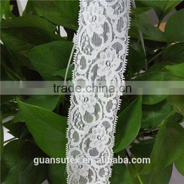 White Eyelash Trimming African Cord Bridal Lace For Children's African Clothing