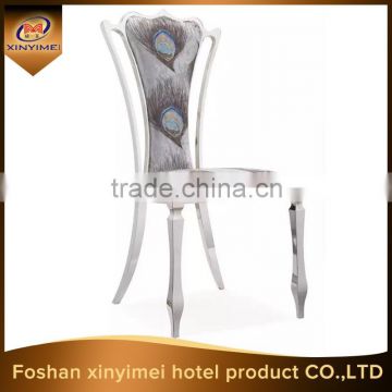 Foshan cheap stainless steel chair for sale