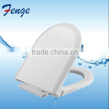 Custom made white color automatic close self clean toilet seat