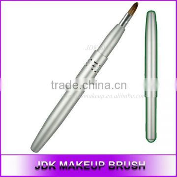 Hot Sale Lip Brush with Retractable Silver Handle