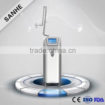 2016 glass tube available rf co2 fractional laser/vagina tightening fractional co2