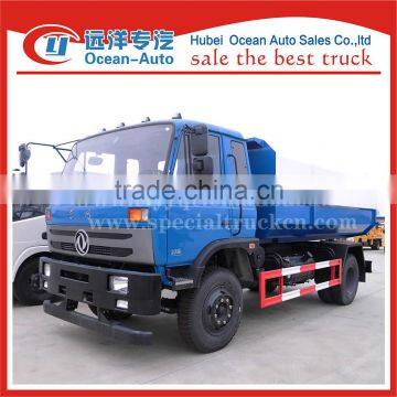 2015 new condition dongfeng 12m3 hydraulic lifter garbage truck