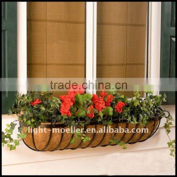 iron flower window box (LMW_12P03)